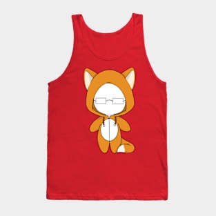 creepypasta trenderman fox costume doll Tank Top